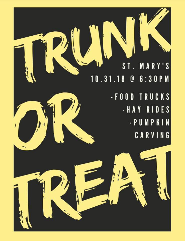 Trunk Or Treat St. Mary's FWB Church